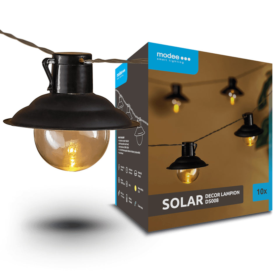 Solarni LED rasvjetni lanac DS008 4,7m s 10 žarulja