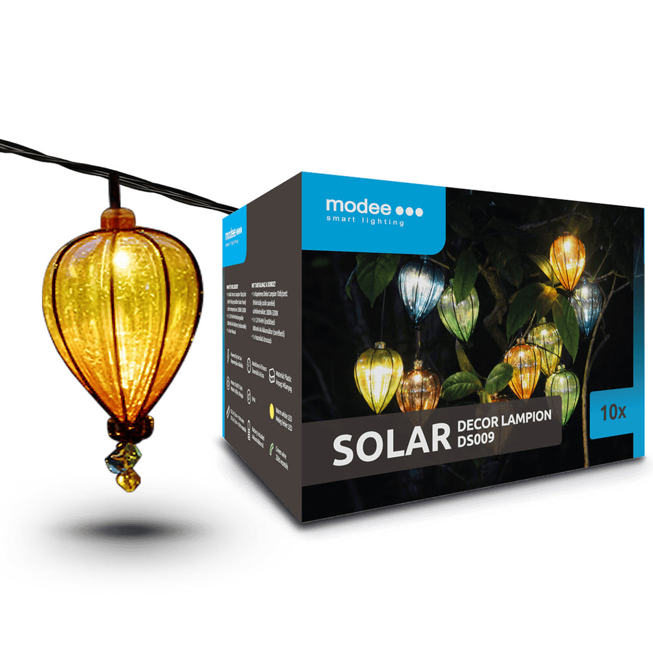 Solarni LED rasvjetni lanac DS009 4,9m s 10 žarulja