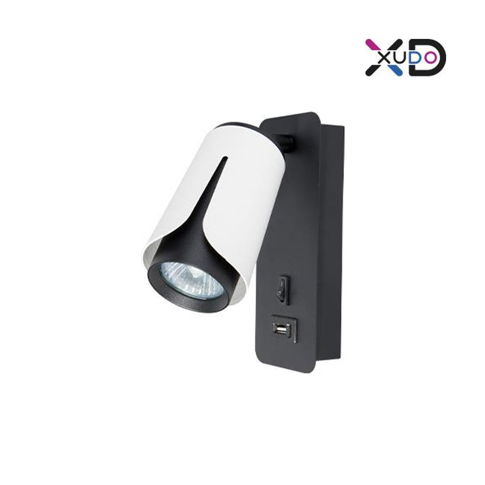 Zidna lampa za čitanje s USB priključkom GU10