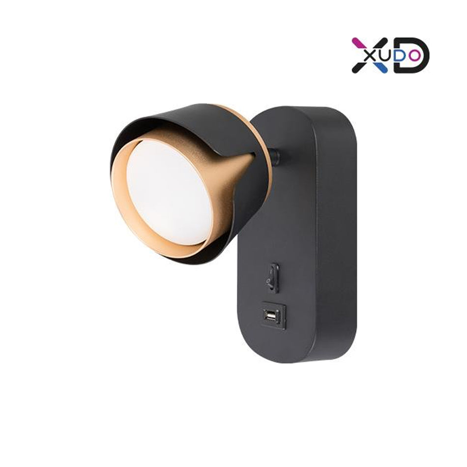 Zidna lampa za čitanje s USB priključkom GX53