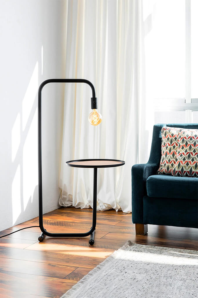 Guest dizajnerska svjetiljka crna podna lampa - Faro