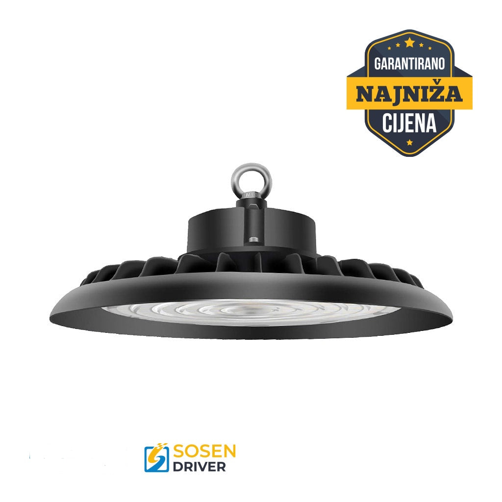 led industrijsko zvono - led high bay - led ufo crne boje sa sosen driverom i garantirano najnižom cijenom