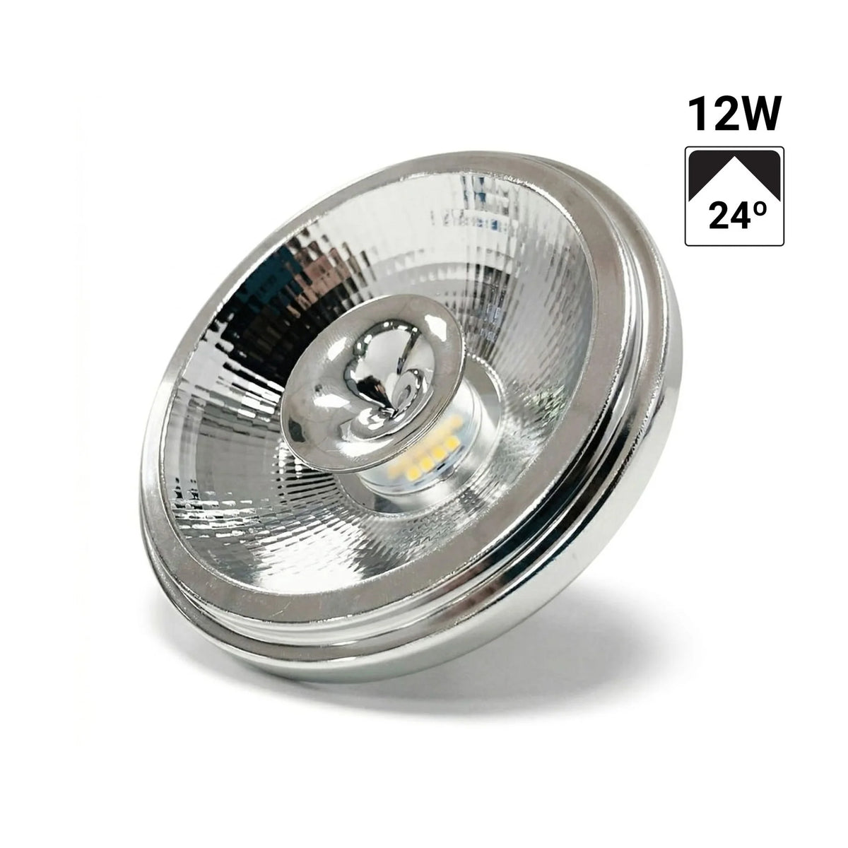 ar111 led žarulja g53 12w - kut svjetla 24 stupnjeva
