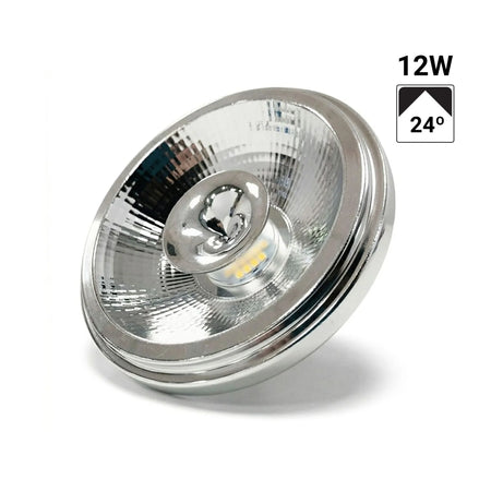 ar111 led žarulja g53 12w - kut svjetla 24 stupnjeva