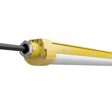 Atex led lampa snage 80w dužine 150cm žute boje - slika iz bliza