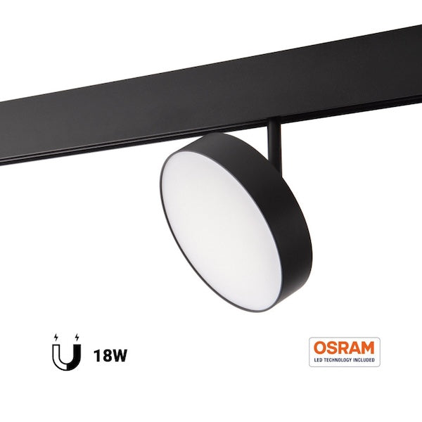 kružna led svjetiljka za magnetnu rasvjetu - snage 18w - osram led