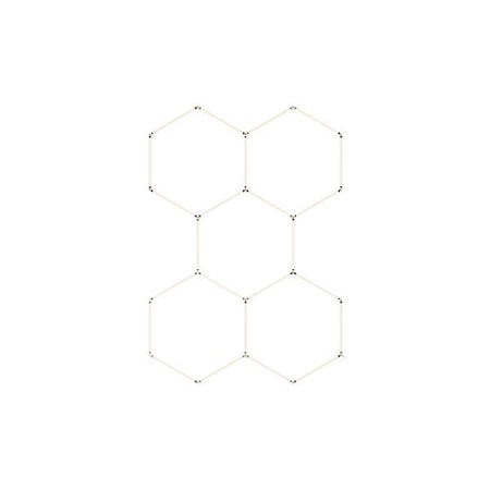 led hexagon - set 5 heksagona - Lustre