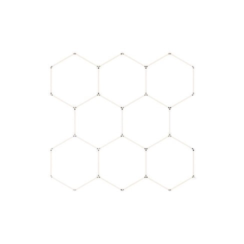 led hexagon - set 8 heksagona - Lustre