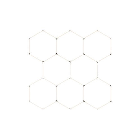 led hexagon - set 8 heksagona - Lustre