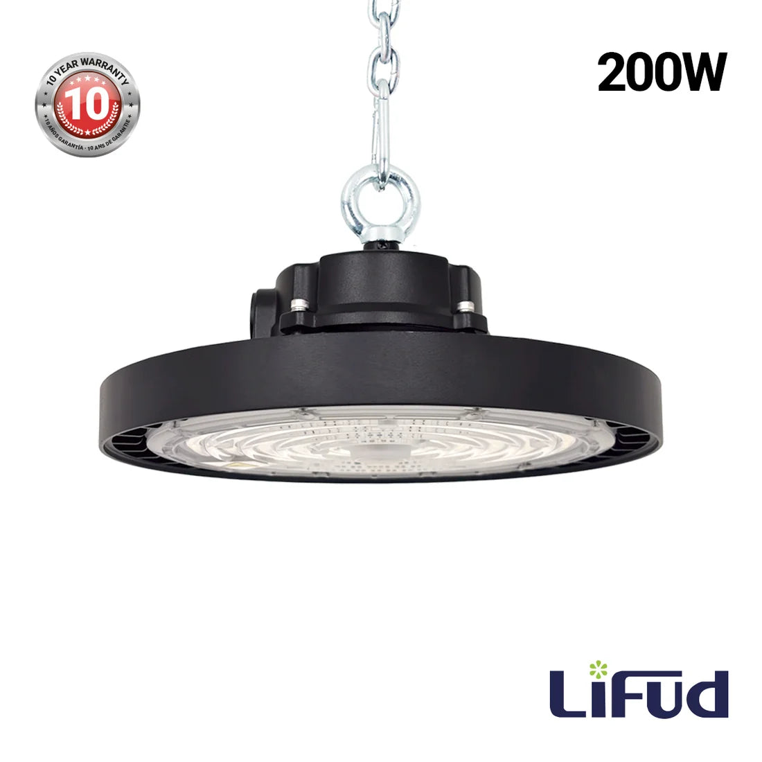 Industrijska LED UFO svjetiljka 200 W IP65 s Lifud driverom