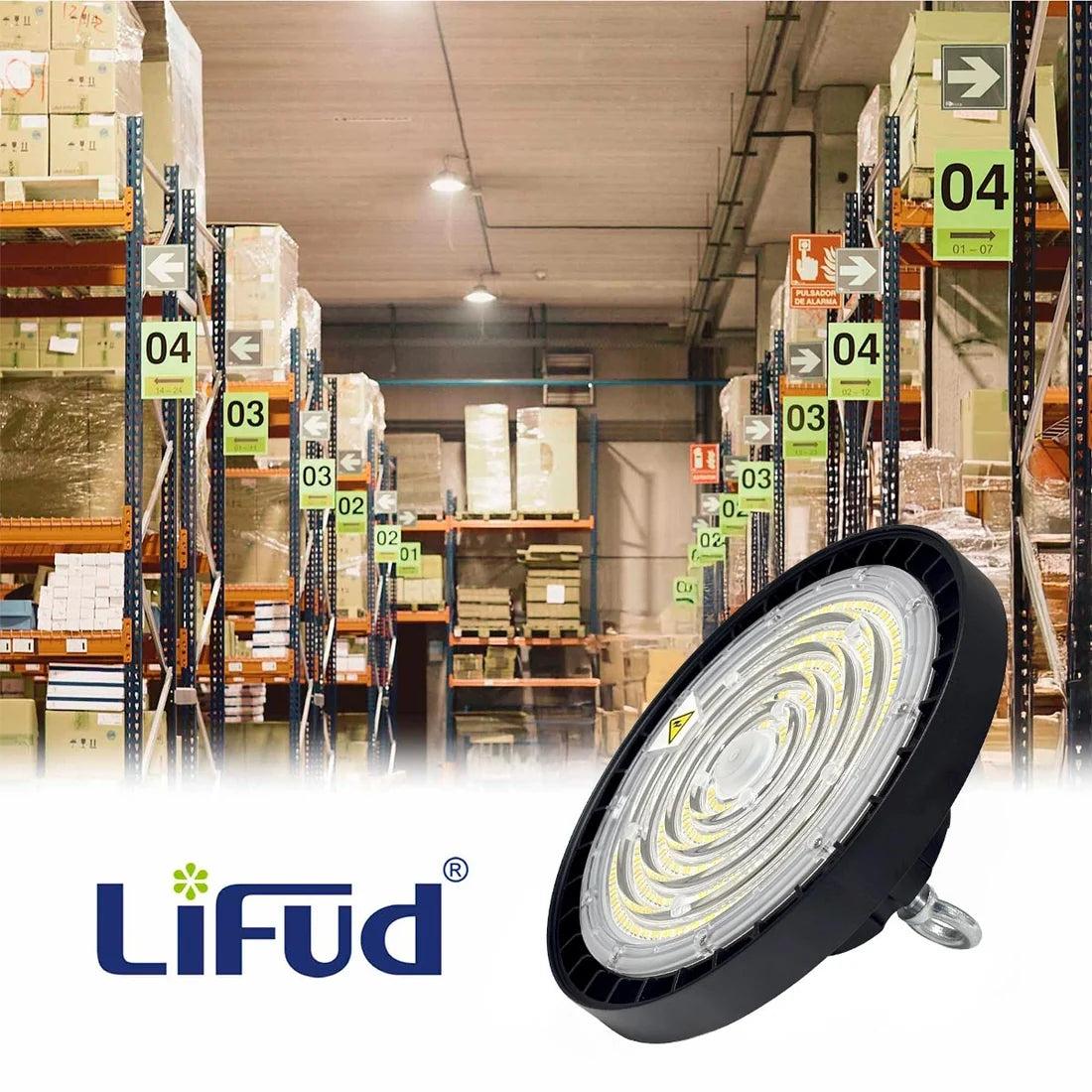 led industrijska rasvjeta za hale ufo sa lifud driverom