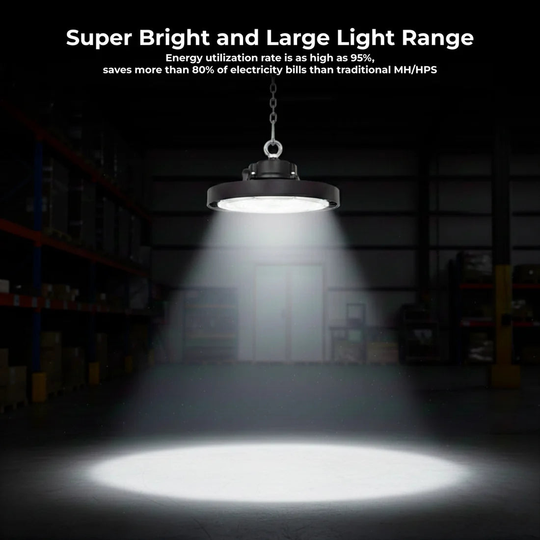 led industrijska rasvjeta za hale prikaz kako svjetli
