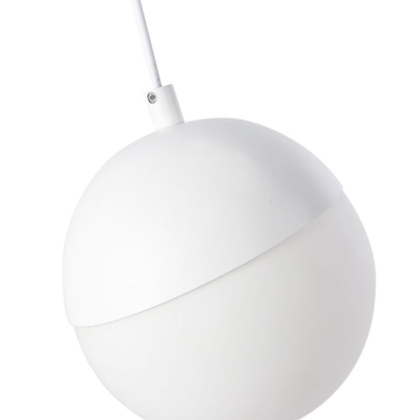 magnetna tračna rasvjeta kuglasta viseća bijela izbliza