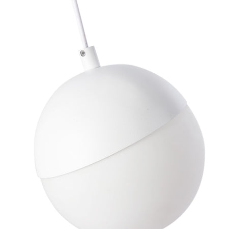 magnetna tračna rasvjeta kuglasta viseća bijela izbliza