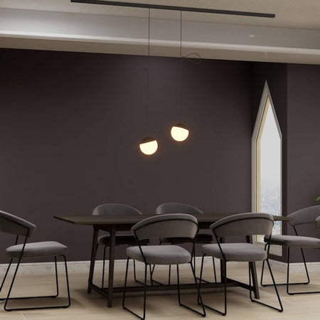 magnetna tračna rasvjeta kuglasta viseća u blagavaoni