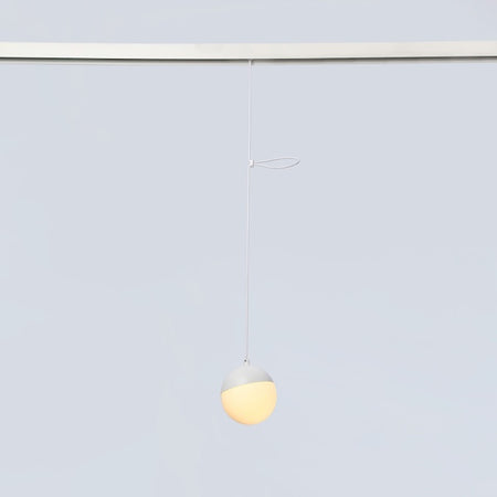 magnetna tračna rasvjeta kuglasta viseća bijela na šini