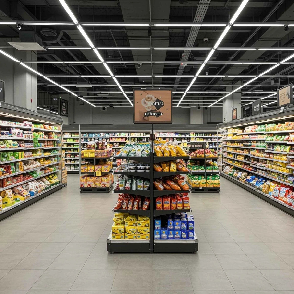 led linijska rasvjeta za trgovine i dućane - slika rasvjete u trgovini