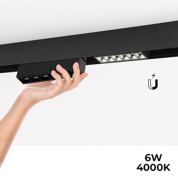led linearni reflektor za magnetnu rasvjetu - snage 6w - boja svjetlosti 4000k - lustre