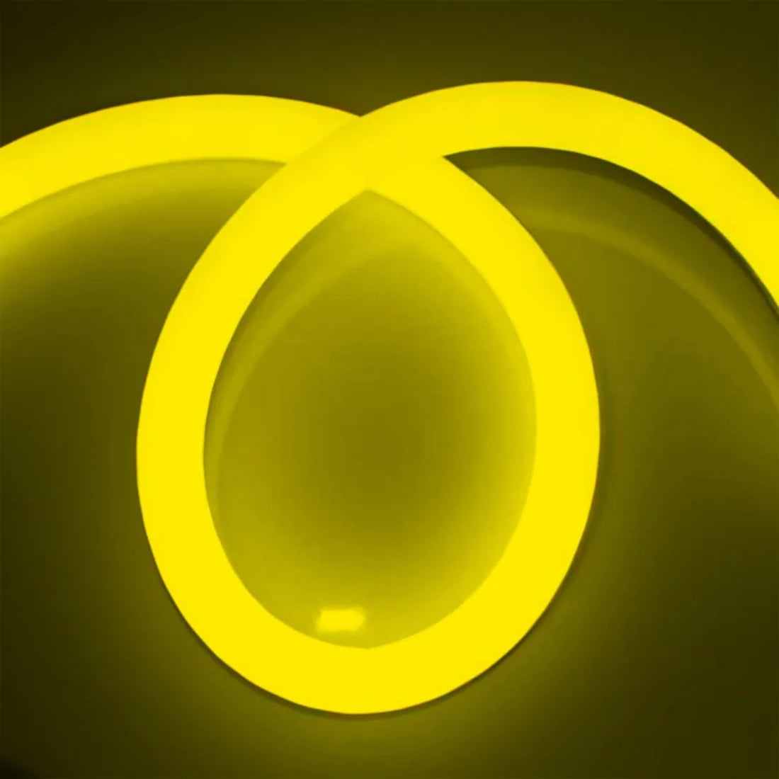 led neon flex rasvjeta - žute boje