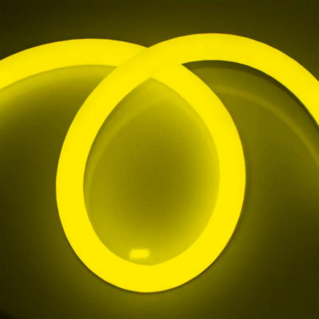 led neon flex rasvjeta - žute boje