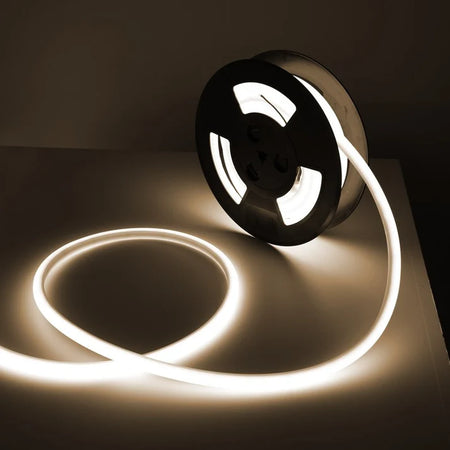 led neon flex rasvjeta - prikaz kako svjetli