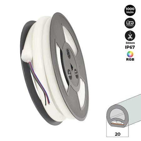 led neon flex rasvjeta ip67 zaštita rgb boje