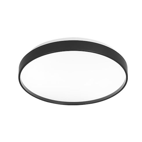 led plafonjera crne boje promjera 40cm i snage 36w