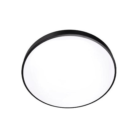 led plafonjera promjera 80 cm, crne boje i snažnog svjetla - lustre