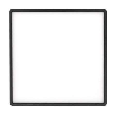 led plafonjera sa daljinskim kvadratna rgb sa crnim rubom