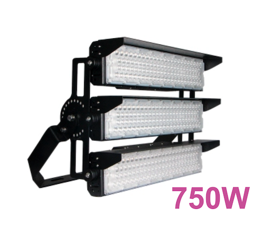 led reflektor 750w crne boje kučišta profesionalni 