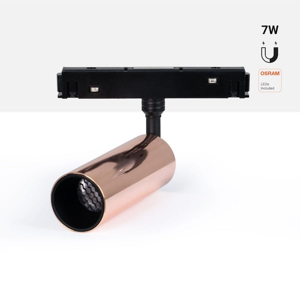 led reflektor za magnetnu rasvjetu, rose gold boja - snage 7w i sa osram led