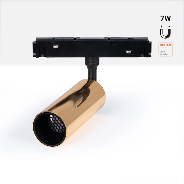 led reflektor za magnetnu rasvjetu, zlatna boja - snage 7w i sa osram led