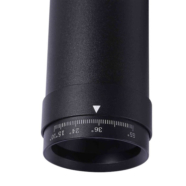led spot crne boje sa zoom opcijom za magnetnu rasvjetu - slikano iz bliza