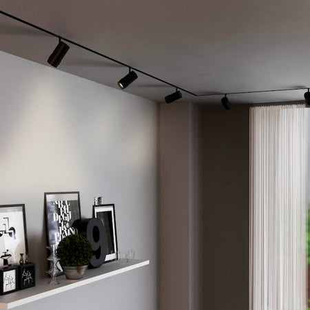 led spot crne boje sa zoom opcijom za magnetnu rasvjetu - slikanou sobi - lustre