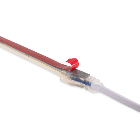 led traka direktno na struju 220v ip67 cob - prikaz spoja na struju