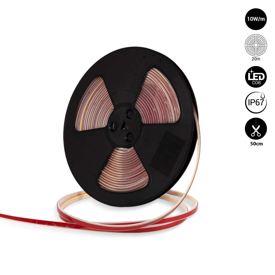 cob led traka 220v - dužine 20 metara - zaštita ip67