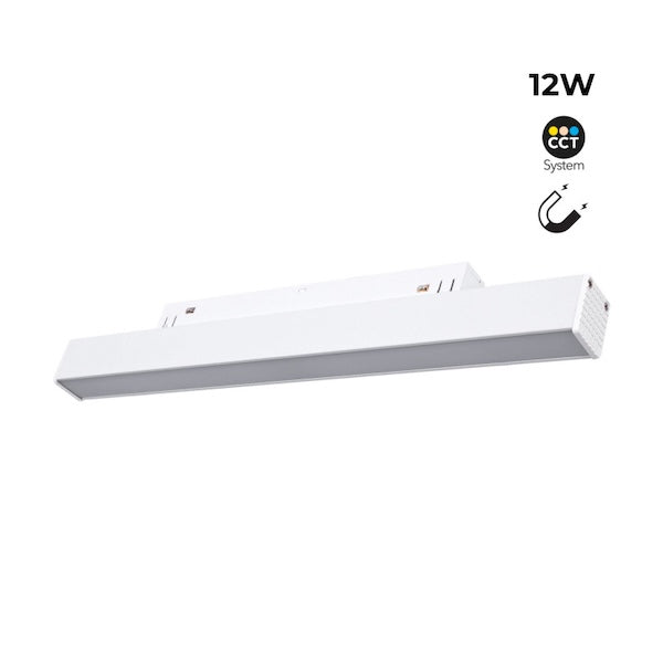 Magnetna linearna šinska rasvjeta snage 12w, bijele boje - mogućnost dimanja