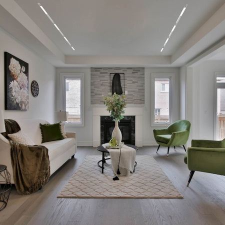 Magnetna linearna šinska rasvjeta snage 12w u dnevnom boravku