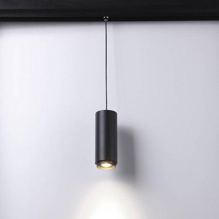 magnetna viseća lampa za šinu crne boje, snage 8w - prikaz kako svjetli