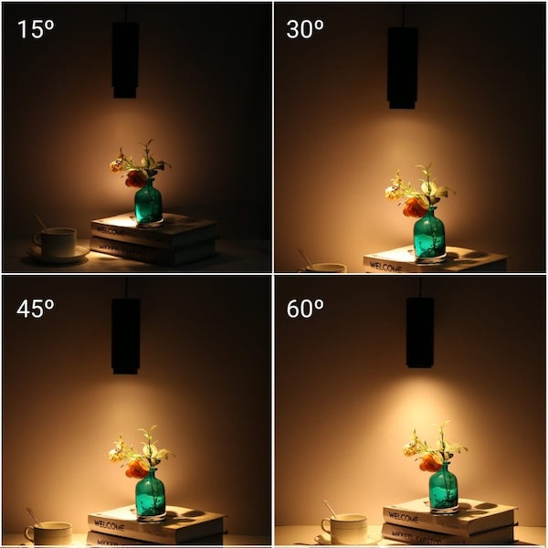 magnetna viseća lampa za šinu crne boje, snage 8w - prikaz u interijeru