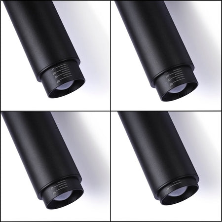 magnetna viseća lampa za šinu crne boje, snage 8w - prikaz mogućnosti zoom-a