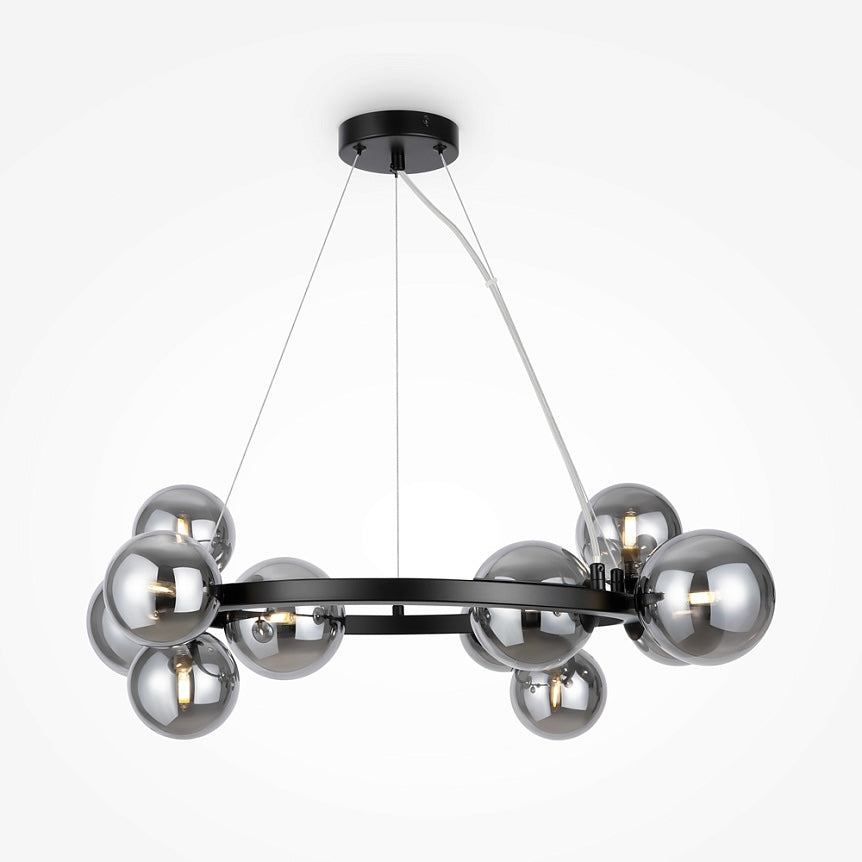 maytoni dallas black - visilica - luster black boje