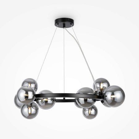 maytoni dallas black - visilica - luster black boje