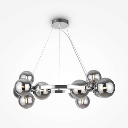 maytoni dallas vislica sive boje - viseća lampa sa kuglama