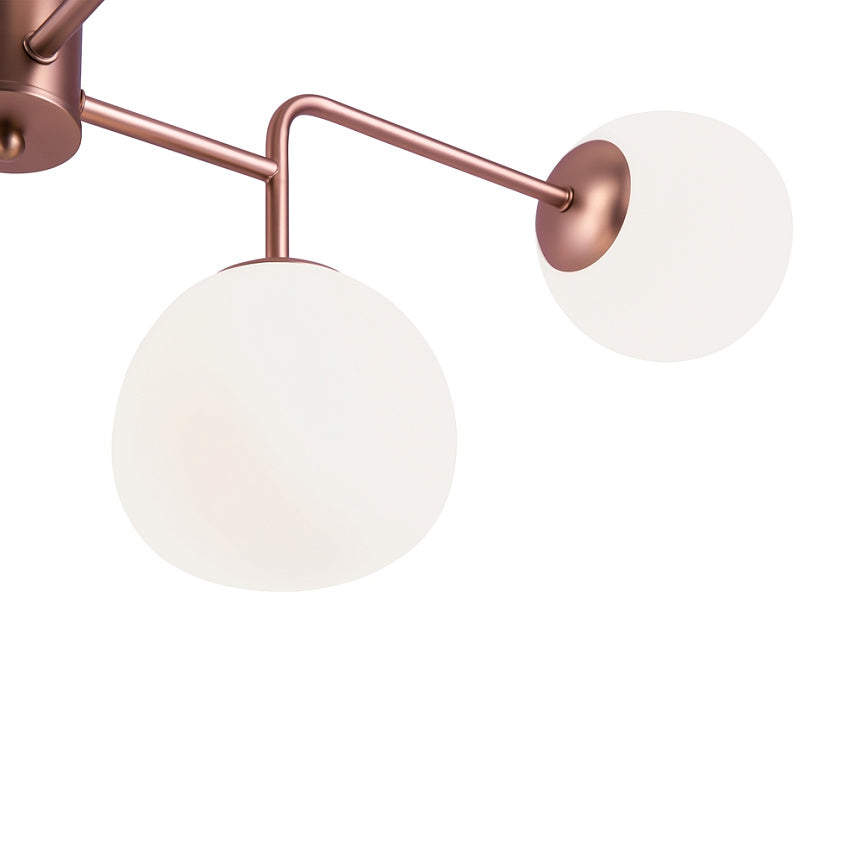 maytoni erich - viseća lampa roze boje - slika iz bliza
