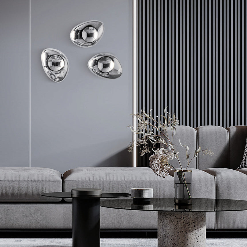 maytoni mabell zidne lampe chrome boje u dnevnom boravku