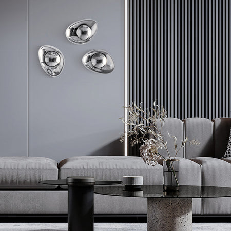 maytoni mabell zidne lampe chrome boje u dnevnom boravku
