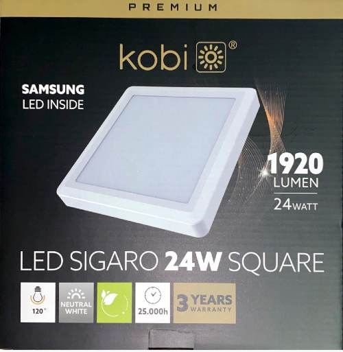 Nadgradni panel LED 24W Premium Samsung diode