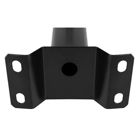 nosač za solarne lampe i ulične lampe crne boje - slikan stražnji dio