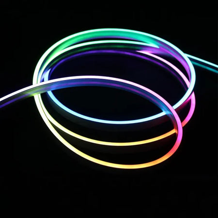 rgb led neon felx rasvjeta svjetli u raznim bojama
